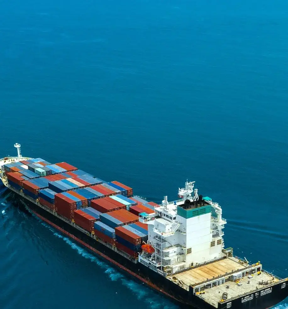 boat with shipping containers